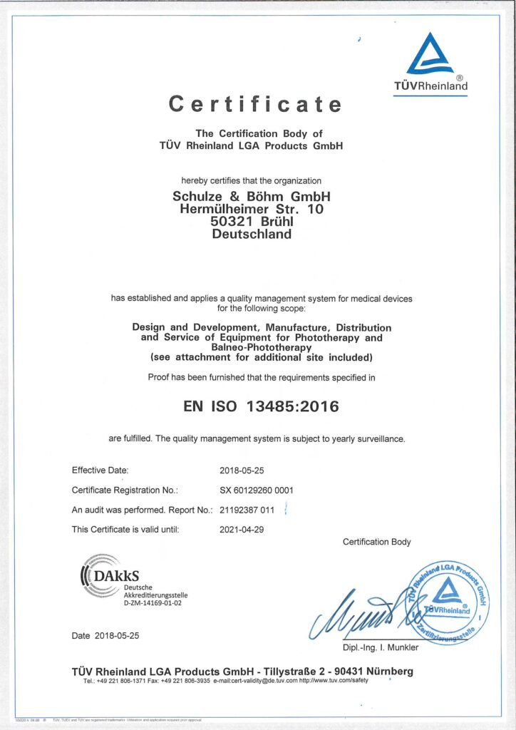 Certificate 13485 2018 724x1024